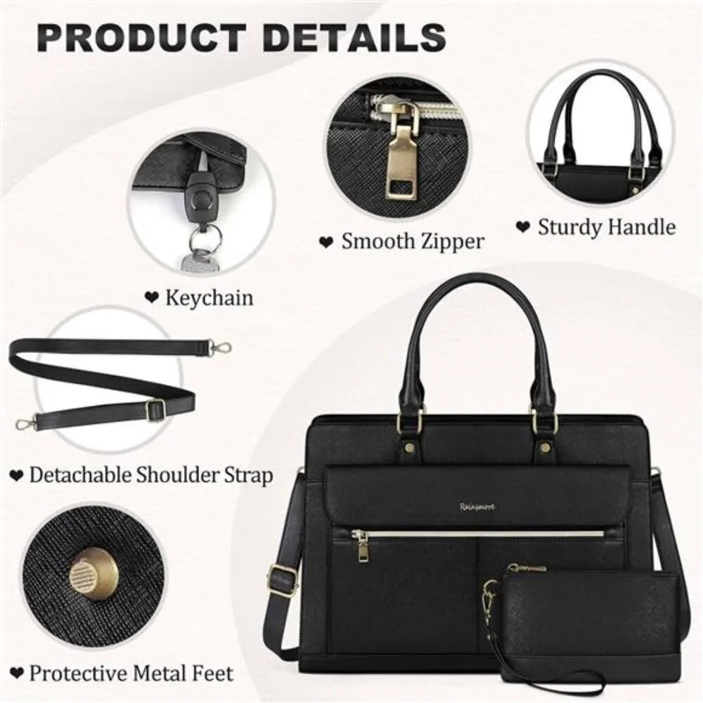 Laptop Bag for Women 15.6 Inch Laptop Tote Bag Business Office Work